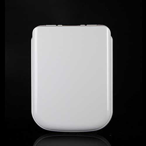 TopsehPp Material Toilet Cover Slowly Drop Square Seat Cover Rectangular Trapezoid Seat Cover Plate Urea Formaldehyde Toilet Plate,Pp Plate Thickening Version 37 Widesimple Modern Comfortable Bacteri
