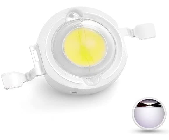 10 pcs 3Watt LED, 3W High Power LED Chip Super Bright Intensity SMD COB Light Emitter Components Diode 3W Bulb Lamp Beads DIY Lighting (Warm White 3000K)