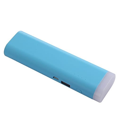 CW-T03(Blue)3.7V 2.1A Single USB Power Bank Portable 6600mAh Power bank for iphone 6 6plus 6s 5S 5 4 4S iPad Sumsung