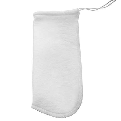 Sumpsock Drawstring Poly Felt Filter Sock, 4 Inch x 14 Inch Long, 200 Micron, (3 Ea/Pack) Made in USA