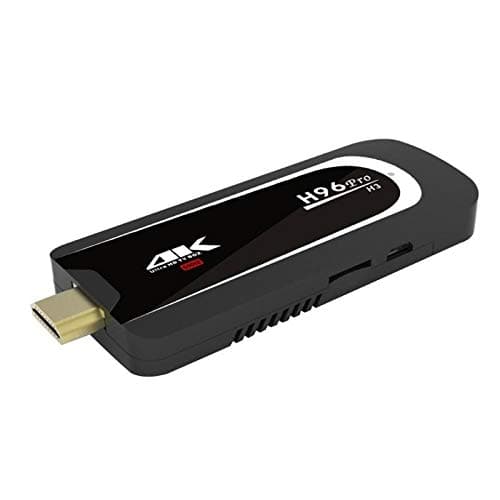 2GB RAM 16GB ROM H96 PRO-H3 TV Box Android 7.1 Amlogic S905X VP9 HDR 4K H.265 TV Stick TV Dongle TV Media Player + MX3 Backlit Wireless Keyboard (With MX3 Backlit Keyboard)