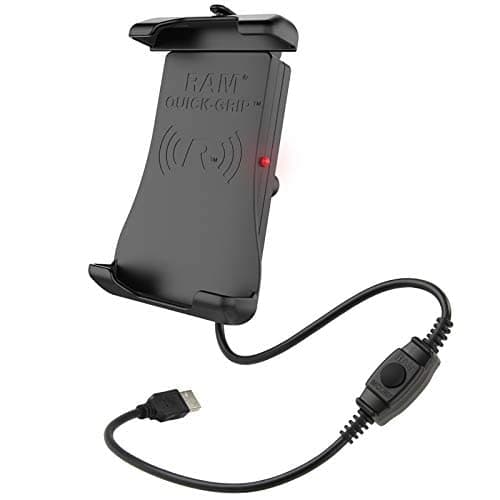 RAM MOUNTS Quick-Grip 15W Waterproof Wireless Charging Holder with Ball RAM-HOL-UN14WB-1