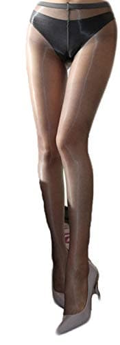 Women's Ultra-thin 1D Shiny High Gloss Non-falling Shaping Pantyhose Tights Body Stockings
