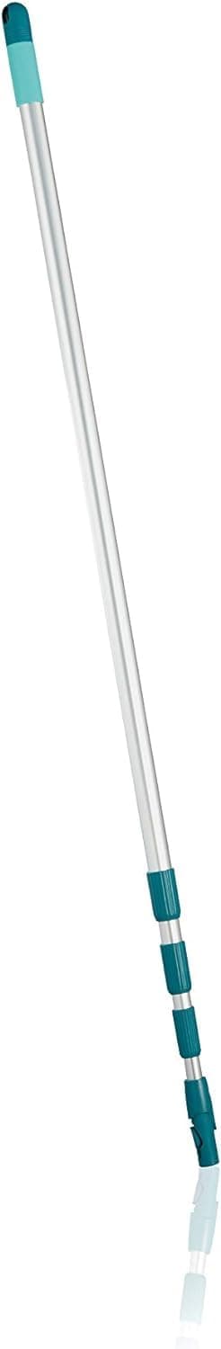 Leifheit Click System Handle 145-400 cm, Mop Handle Adjusts and Extends from 145-400 cm, Telescopic Pole to Extend Reach of Squeegee, Duster or Mop Head