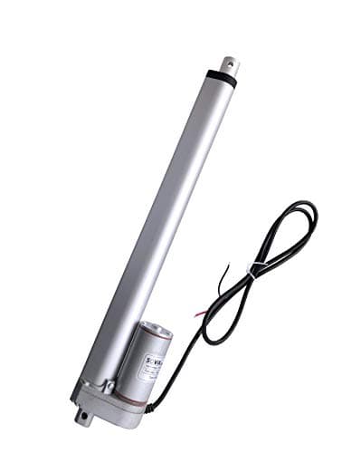 SOViK 12 inch Stroke 12V DC Linear Actuator Heavy Duty 165lbs Maximum Lift