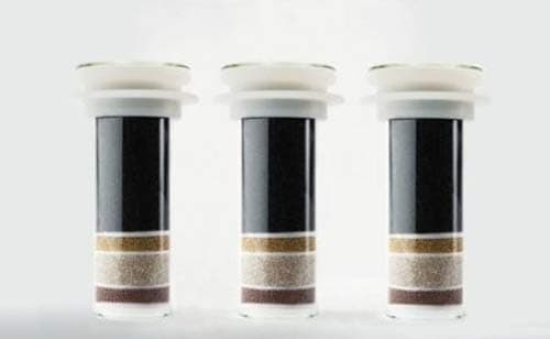 OVO+, Aquacristal Filter cartridges Replacement Program, for The ovopur ecodesign Water Filter of The Brand Aquaovo – 3 cartridges for a one-Year use.