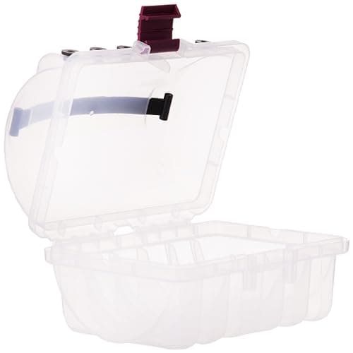 PLANO ProLatch Line Spool Box,Fishing Line spool box, Plastic Box, Plastic Storage Organizer Box for spools of Fishing line, Braid, Fluorocarbon, Monofilament, Nylon