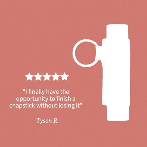 Thread Wallets Lip Balm Holder Keychain, Lip Gloss Holder Keychain, Lipstick Holder Keychain