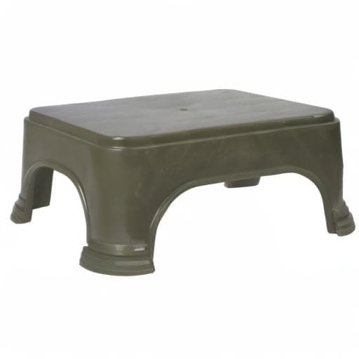 Kuber Industries Bathroom Stool | Bathroom Plain Square Stool | Plastic Stool For Bathroom | Stool for Kitchen | Bathroom Patla | Support Stool for Bathroom | P6 | Pack of 2 | Multi