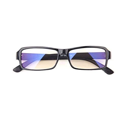 gizmobitz Blue Ray Cut Computer Protection Glasses in Black Decent Frame with UV Block and Anti-Reflection Technology