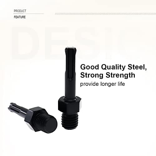 SHDIATOOL Core Drill Bit Adapter 5/8"-11 Thread Male to SDS Plus Shank Pack of 2
