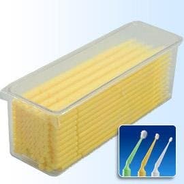 Plantraco Microbrush - Fine (Yellow) 100pc Tray