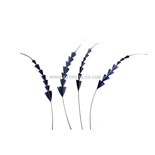 Diamond Feather 20 Cms. - 20 Cms. Aprox, Yellow - Goose And Rooster