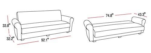Istikbal Elita Sofa Sleeper - Diego Gray
