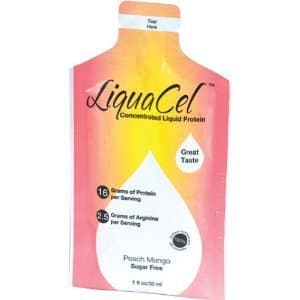 LiquaCel Liquid Protein 1oz Packets (30) Peach Mango
