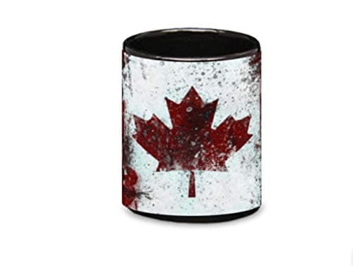 Kingcreation Canada Flag Cup for Coffee or Tea for Your Love Ones Ceramic Mug (350 ml)