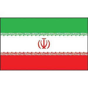 Flag Country Iran Poly 3ft X 5ft