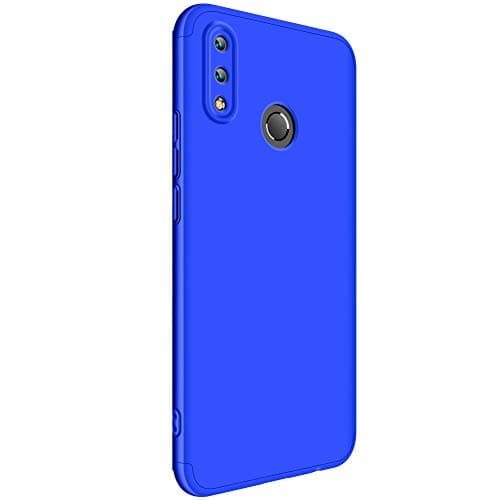 for Huawei Nova 3i P Smart+ Case, 360 Degree Full Protection + Ultra Thin Protective Hard PC Shockproof Back Full Cover Case for Huawei Nova3i / P Smart Plus (Blue)