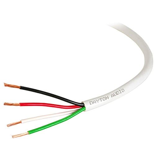 Audtek Electronics 52144H9A 14/4 OFC in Wall CL2 Speaker Cable Wire 100 ft.