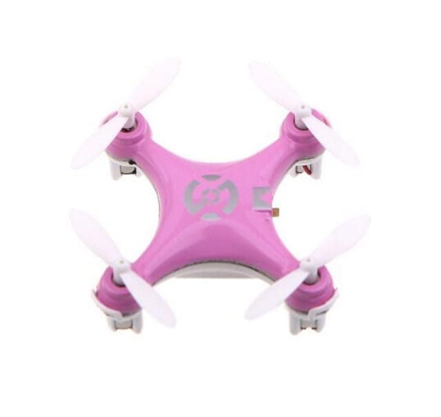 AEPRO - Cheerson CX-10 CX10 CX 10 Mini Diameter 4CH 2.4GHz 6 Axis Gyro RC Quadcopter UFO RTF Green (Pink)
