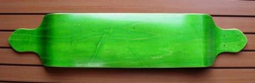 Green Drop Down Lowrider Downhill Longboard Skateboard Deck