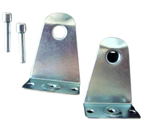 HomeAmore (1 Pair) 2" Horizontal Blinds Metal Hold Down Brackets