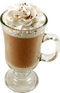 Cappuccino Fake Drink Glass