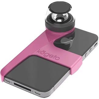 Kogeto Dot 360-Degree Panoramic Video Attachment for iPhone 4 - Pink