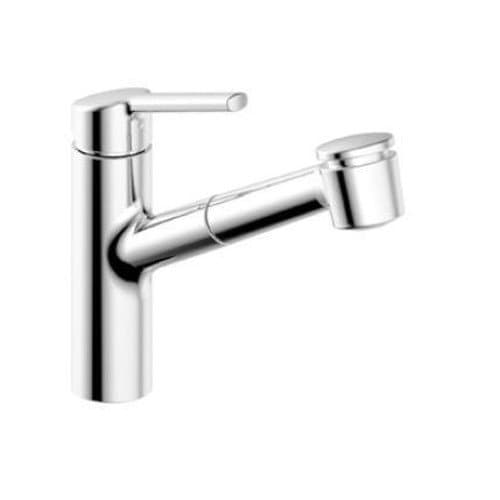 10.441.033.127 LUNA E Pull Out Spray Kitchen Faucet, Splendure Stainless Steel