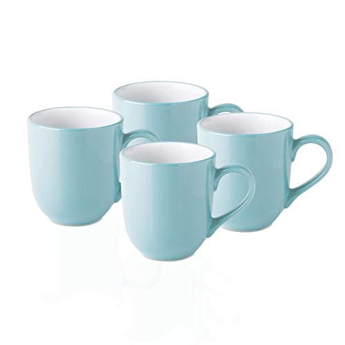 Sabichi St Ives Duck Egg Blue Stoneware 4pc Mug Set - SE113