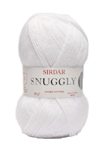 Sirdar Snuggly DK Double Knitting, White (251), 50g