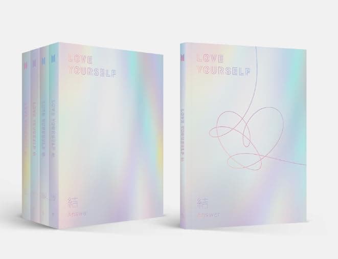 BTS Love Yourself 結 'Answer' 4 ver. Set (S, E, L, F) with 4 Official Posters