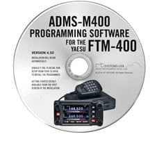 ADMS-M400-U ADMS-M400U ADMSM400U Original RT Systems Programming Software CD Only for Yaesu FTM-400 Transceiver - Compatible with Windows and Mac
