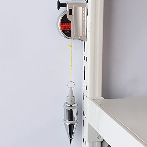 Magnetic Plumb Bob for/6m Quick-stabilizing Hanging Tool 3/6m Fix on Wood Masonry Safety Lock Adjustable Range