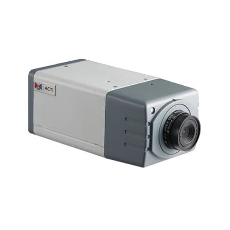 ACTi E21-FIXED 1-Megapixel 4.2mm IP Box Camera: H.264 HP / MJEPG, PoE-only, 720P, Basic WDR, 2yr warranty