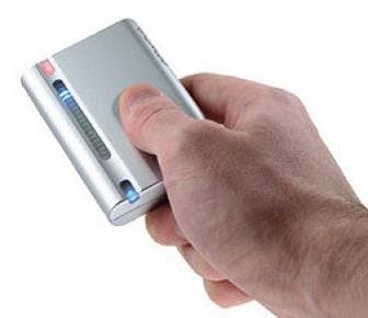 EmWave 2 - Heartmath Personal Stress Reliever Silver Blue