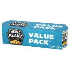HeinzBaked Beans Value Pack 3 X 200G