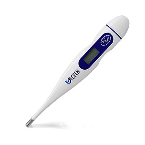POPKA Basal Thermometer for Ovulation Tracking BBT - Waterproof, Highly Accurate 1/100th Degree, High Sensitivity Digital Medical Thermometer - Fertility Basal Thermometer for Natural Family Planning