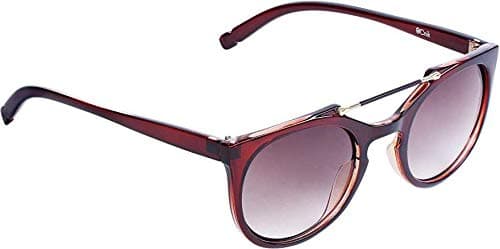 Ocnik UV Protection, Gradient Round Sunglasses (53)  (Brown)