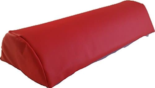 Insula Sana MASSAGE-EXPERT Half Roll Positioning Roll Neck Rollle 60 x 15 x 7.5 cm Red Faux Leather)