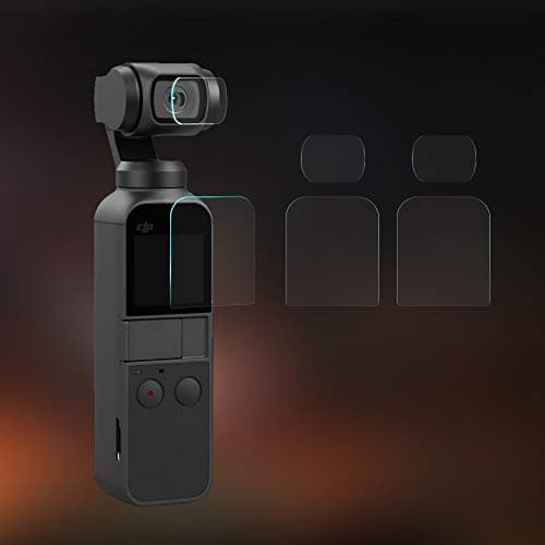 Techway Screen Film Camera Lens Protector Film 2+2 Kit Scratchproof Glass Accessory for DJI OSMO Pocket Gimbal