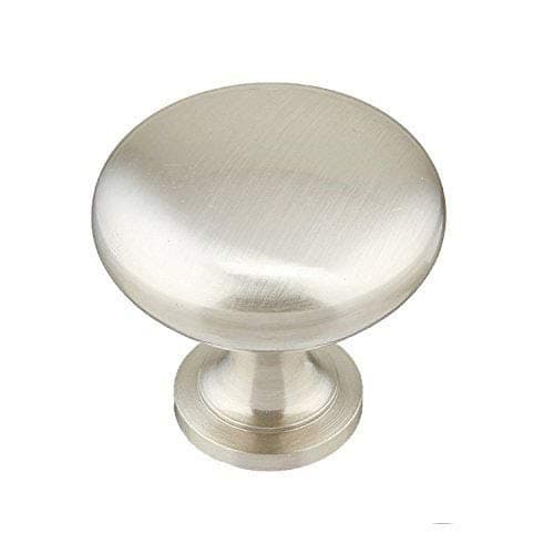 Kitchen Cabinet Drawer Knobs Pulls Handles,Ulifestar Modern Furniture Handles Round Ball Knob 5 PCs Pack,Brushed Finish Silver (Large)