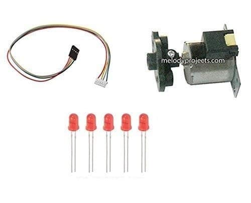 GEARED DC GENERATOR (STEPPER MOTOR) CURRENT RATING- 200 mA ELECTRIC GENERATOR