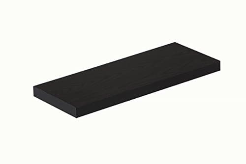 Floating Shelf, 24 Inch - Black Oak