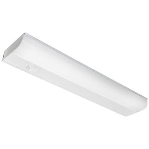 Good Earth Lighting Fluorescent 18-inch Direct Wire Under Cabinet Light Bar - 15W - Equivalent to a 60W Incandescent Bulb - 3500K Soft White - White