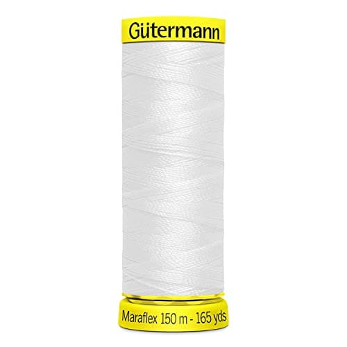 Guetermann Maraflex Thread 150 m, White, Polyester, One Size