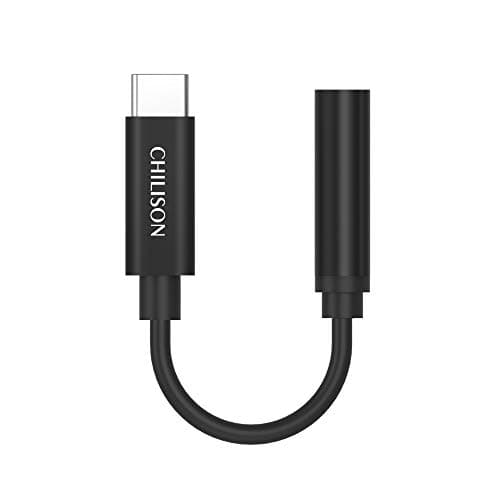 Chilison USB C to 3.5mm Headphone Jack Adapter Cable for Google Pixel 2/2 XL/Pixel 3/3 XL, Essential Phone, HTC U11, Moto Z and More USB C Devices