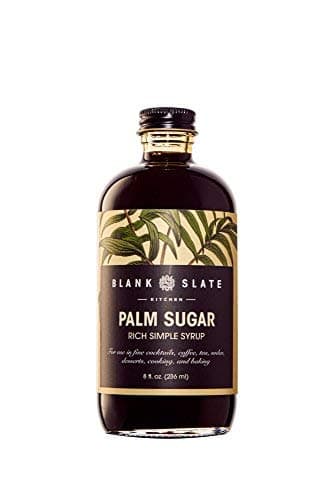 Palm Sugar Rich Simple Syrup | by Blank Slate Kitchen | 8 ounce | Cocktail Mixer or Dessert Topping