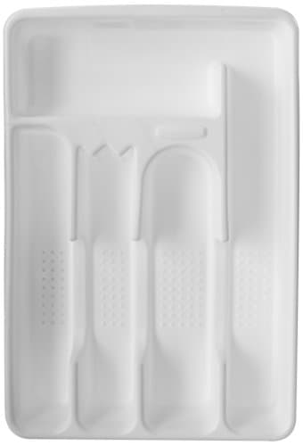 Rubbermaid Cutlery Tray, Small, White