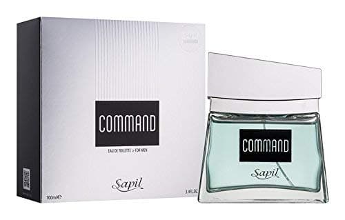Command for Men EDT - 100 ML (3.4 oz)| Fragrance Features Top Notes of Citrus and Base Notes of Amber, Wood| Long Lasting Scent| by Sapil